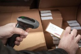 DIGITUS CZYTNIK KODÓW KRESKOWYCH PRZEWODOWY USB-RJ45 2M 1D I 2D ZGODNY Z KODAMI QR STOJAK W ZESTAWIE DA-81002