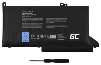 Green Cell DJ1J0 do Dell Latitude 7280 7290 7380 7390 7480 7490 Green Cell DJ1J0 do Dell Latitude 7280 7290 7380 7390 7480 7490