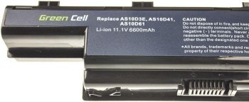 Green Cell do Acer Aspire 5741 5741G 5742 5742G 5750 5750G E1-521 E1-531 E1-571 10.8V 6600mAh Green Cell do Acer Aspire 5741 5741G 5742 5742G 5750 5750G E1-521 E1-531 E1-571 10.8V 6600mAh