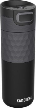 Kambukka Etna Grip Black Steel 500 ml (17oz) czarny Kambukka Etna Grip Black Steel 500 ml (17oz) czarny