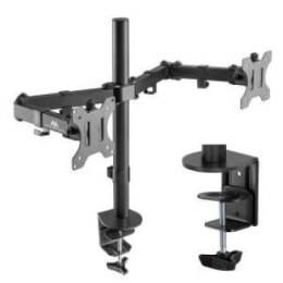 Uchwyt - MACLEAN UCHWYT BIURKOWY NA 2 MONITORY LCD MC-884