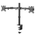 Uchwyt - MACLEAN UCHWYT BIURKOWY NA 2 MONITORY LCD MC-884