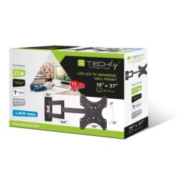 Uchwyt - TECHLY UCHWYT ŚCIENNY TV LED/LCD 19-37 CALI 25KG O