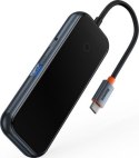 Baseus 4w1 Hub USB-C na 4xUSB 3.0 (ciemny szary)
