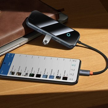 Baseus 4w1 Hub USB-C na 4xUSB 3.0 (ciemny szary) Baseus 4w1 Hub USB-C na 4xUSB 3.0 (ciemny szary)