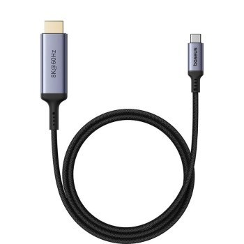 Kabel Baseus High Definition USB C-HDMI 8K 1 5m (czarny) Kabel Baseus High Definition USB C-HDMI 8K 1 5m (czarny)