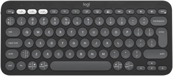 Klawiatura bezprzewodowa Logitech Pebble Keys 2 K380s grafitowa 920-011851 Klawiatura bezprzewodowa Logitech Pebble Keys 2 K380s grafitowa 920-011851