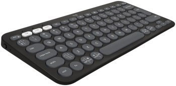 Klawiatura bezprzewodowa Logitech Pebble Keys 2 K380s grafitowa 920-011851 Klawiatura bezprzewodowa Logitech Pebble Keys 2 K380s grafitowa 920-011851