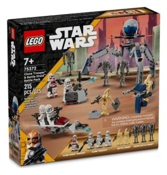 LEGO Star Wars 75372 Clones Vs Droid Battle Pack LEGO Star Wars 75372 Clones Vs Droid Battle Pack