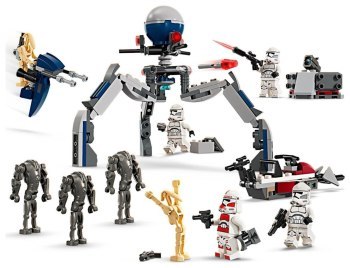 LEGO Star Wars 75372 Clones Vs Droid Battle Pack LEGO Star Wars 75372 Clones Vs Droid Battle Pack