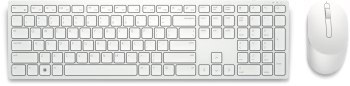 Zestaw bezprzewodowy Dell KM5221W klawiatura + mysz biały 580-AKEZ Zestaw bezprzewodowy Dell KM5221W klawiatura + mysz biały 580-AKEZ