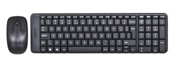 Zestaw klawiatura + mysz membranowa Logitech MK220 920-003168 (USB 2.0; kolor czarny; optyczna) Zestaw klawiatura + mysz membranowa Logitech MK220 920-003168 (USB 2.0; kolor czarny; optyczna)