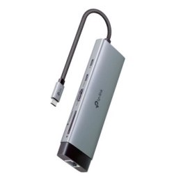 Hub TP-LINK UH9120C 3xUSB-A 3.0 1xUSB-C 3.0 1xUSB-C PD HDMI 4K RJ45 GE SD microSD