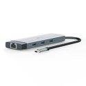 Hub TP-LINK UH9120C 3xUSB-A 3.0 1xUSB-C 3.0 1xUSB-C PD HDMI 4K RJ45 GE SD microSD