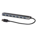 I-tec USB 3.0 Metal Charging HUB 7 HUB ładujący 7x USB z zasilaczem 7 portów ładujących USB 3.0