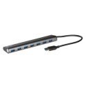 I-tec USB 3.0 Metal Charging HUB 7 HUB ładujący 7x USB z zasilaczem 7 portów ładujących USB 3.0