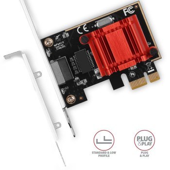 Karta sieciowa Axagon PCEE-GIX PCIe Gigabit Ethernet RJ-45 Karta sieciowa Axagon PCEE-GIX PCIe Gigabit Ethernet RJ-45