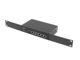 LANBERG SWITCH POE+ RACK 10 /19 (4X 100MB/S POE+ 2X 100MB/S) RSFE-4P-2FE-60