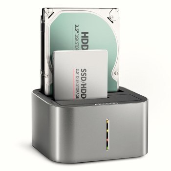 Stacja dokująca Axagon ADSA-DC USB-C 3.2 Gen1 do 2x SATA 6Gbps 2,5" SSD/HDD z funkcją klonowania Stacja dokująca Axagon ADSA-DC USB-C 3.2 Gen1 do 2x SATA 6Gbps 2,5" SSD/HDD z funkcją klonowania