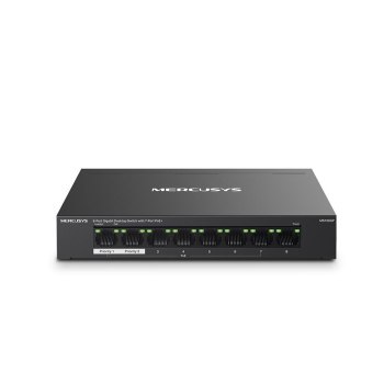 Switch 8 portowy Gigabit Ethernet Mercusys MS108GP Switch 8 portowy Gigabit Ethernet Mercusys MS108GP