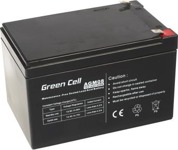 GREEN CELL AKUMULATOR ŻELOWY AGM08 12V 14AH GREEN CELL AKUMULATOR ŻELOWY AGM08 12V 14AH