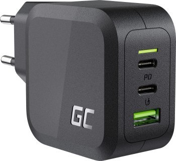 Green Cell GaN 65W 2x USB-C 1xUSB-A Green Cell GaN 65W 2x USB-C 1xUSB-A