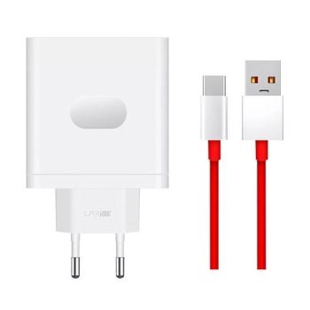OnePlus 100W USB-A SuperVooc Zasilacz + - Biały OnePlus 100W USB-A SuperVooc Zasilacz + - Biały