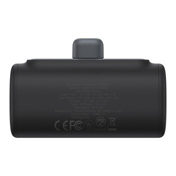 Powerbank Baseus Compact IP 5000mAh 20W USB-C/Lightning (czarny) Powerbank Baseus Compact IP 5000mAh 20W USB-C/Lightning (czarny)