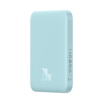Powerbank Baseus Magnetic Mini Air 6000mAh (niebieski) Powerbank Baseus Magnetic Mini Air 6000mAh (niebieski)