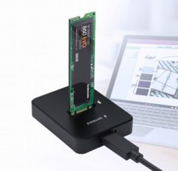 Replikator - GEMBIRD STACJA DOKUJĄCA DO DYSKÓW M.2 SATA I NVME SSD CZARNA