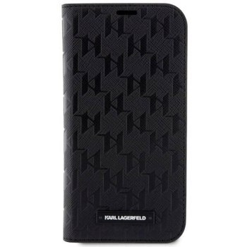 KARL LAGERFELD KLBKP14XSAKLHPK IPHONE 14 PRO MAX 6.7" BOOKCASE CZARNY/BLACK SAFFIANO MONOGRAM KARL LAGERFELD KLBKP14XSAKLHPK IPHONE 14 PRO MAX 6.7" BOOKCASE CZARNY/BLACK SAFFIANO MONOGRAM