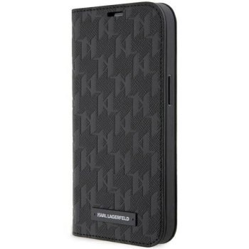 KARL LAGERFELD KLBKP14LSAKLHPK IPHONE 14 PRO 6.1" BOOKCASE CZARNY/BLACK SAFFIANO MONOGRAM KARL LAGERFELD KLBKP14LSAKLHPK IPHONE 14 PRO 6.1" BOOKCASE CZARNY/BLACK SAFFIANO MONOGRAM