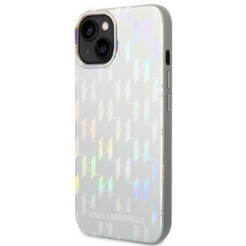 KARL LAGERFELD KLHCP14MLGMMSV3 IPHONE 14 PLUS / 15 PLUS 6,7" HARDCASE SREBRNY/SILVER MONOGRAM IRIDESCENT KARL LAGERFELD KLHCP14MLGMMSV3 IPHONE 14 PLUS / 15 PLUS 6,7" HARDCASE SREBRNY/SILVER MONOGRAM IRIDESCENT