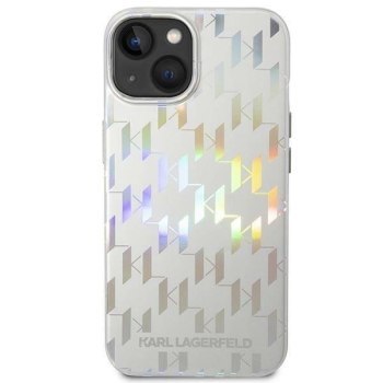 KARL LAGERFELD KLHCP14MLGMMSV3 IPHONE 14 PLUS / 15 PLUS 6,7" HARDCASE SREBRNY/SILVER MONOGRAM IRIDESCENT KARL LAGERFELD KLHCP14MLGMMSV3 IPHONE 14 PLUS / 15 PLUS 6,7" HARDCASE SREBRNY/SILVER MONOGRAM IRIDESCENT