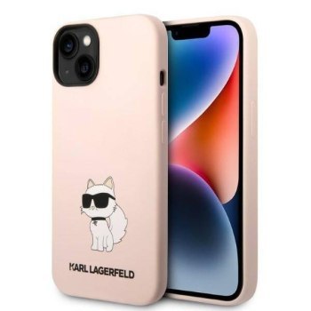 KARL LAGERFELD KLHCP14MSNCHBCP IPHONE 14 PLUS / 15 PLUS 6,7" HARDCASE RÓŻOWY/PINK SILICONE CHOUPETTE KARL LAGERFELD KLHCP14MSNCHBCP IPHONE 14 PLUS / 15 PLUS 6,7" HARDCASE RÓŻOWY/PINK SILICONE CHOUPETTE