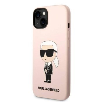 KARL LAGERFELD KLHCP14MSNIKBCP IPHONE 14 PLUS / 15 PLUS 6,7" HARDCASE RÓŻOWY/PINK SILICONE IKONIK KARL LAGERFELD KLHCP14MSNIKBCP IPHONE 14 PLUS / 15 PLUS 6,7" HARDCASE RÓŻOWY/PINK SILICONE IKONIK