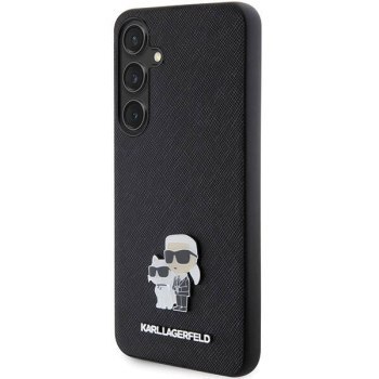 KARL LAGERFELD KLHCS24MPSAKCMPK S24+ S926 HARDCASE CZARNY/BLACK SAFFIANO KARL & CHOUPETTE METAL PIN KARL LAGERFELD KLHCS24MPSAKCMPK S24+ S926 HARDCASE CZARNY/BLACK SAFFIANO KARL & CHOUPETTE METAL PIN