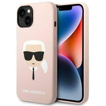 KARL LAGERFELD KLHMP14MSLKHLP IPHONE 14 PLUS / 15 PLUS 6,7" HARDCASE JASNORÓŻOWY/LIGHT PINK SILICONE KARL`S HEAD MAGSAFE KARL LAGERFELD KLHMP14MSLKHLP IPHONE 14 PLUS / 15 PLUS 6,7" HARDCASE JASNORÓŻOWY/LIGHT PINK SILICONE KARL`S HEAD MAGSAFE