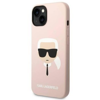 KARL LAGERFELD KLHMP14MSLKHLP IPHONE 14 PLUS / 15 PLUS 6,7" HARDCASE JASNORÓŻOWY/LIGHT PINK SILICONE KARL`S HEAD MAGSAFE KARL LAGERFELD KLHMP14MSLKHLP IPHONE 14 PLUS / 15 PLUS 6,7" HARDCASE JASNORÓŻOWY/LIGHT PINK SILICONE KARL`S HEAD MAGSAFE