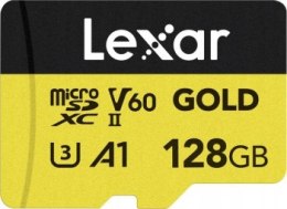 Lexar 128GB microSDXC Professional GOLD UHS-II A1 C10 U3 V60