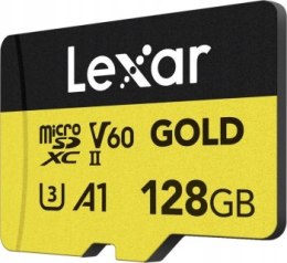 Lexar 128GB microSDXC Professional GOLD UHS-II A1 C10 U3 V60
