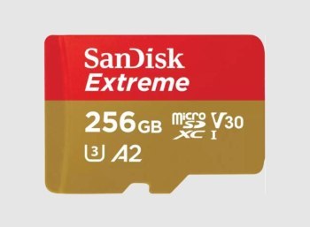 SANDISK EXTREME microSDXC 256 GB 190/130 MB/s A2 SANDISK EXTREME microSDXC 256 GB 190/130 MB/s A2