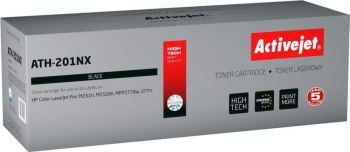 Toner Activejet ATH-201NX (zamiennik HP 201X CF400X; Supreme; 2800 stron; czarny) Toner Activejet ATH-201NX (zamiennik HP 201X CF400X; Supreme; 2800 stron; czarny)