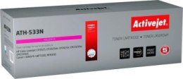 Toner Activejet ATH-533N (zamiennik HP 304A CC533A Canon CRG-718M; Supreme; 3200 stron; czerwony)