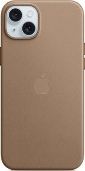 Apple iPhone 15 Plus FineWoven Case with MagSafe taupe Apple iPhone 15 Plus FineWoven Case with MagSafe taupe