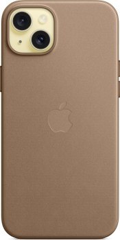 Apple iPhone 15 Plus FineWoven Case with MagSafe taupe Apple iPhone 15 Plus FineWoven Case with MagSafe taupe