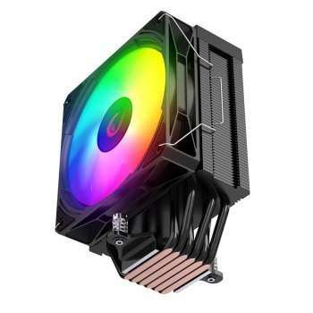 Rampage Octagon C70 Chłodzenie procesora LGA1700/AM5 LCD wentylator infinity 120mm ARGB czarny Rampage Octagon C70 Chłodzenie procesora LGA1700/AM5 LCD wentylator infinity 120mm ARGB czarny