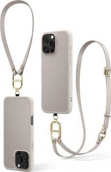 Spigen Cyrill Kajuk Classic Charm Mag MagSafe iPhone 16 Pro Max beżowy Spigen Cyrill Kajuk Classic Charm Mag MagSafe iPhone 16 Pro Max beżowy
