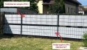 Taśma ogrodzeniowa ROLKA 26mb BASIC 19cm PROTECTO™ SZARA
