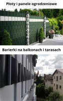 Taśma ogrodzeniowa ROLKA 26mb BASIC 19cm PROTECTO™ SZARA